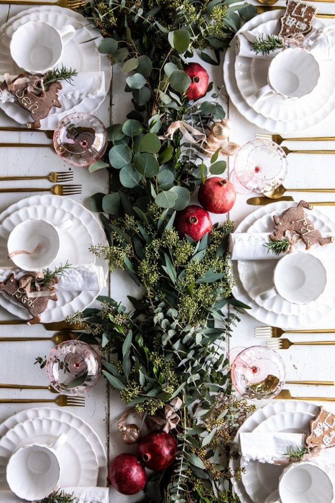 Tablescapes For Christmas Dinner