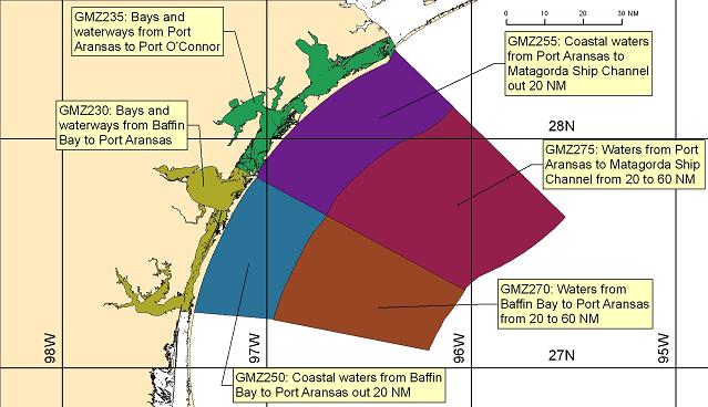 Texas Offshore Marine Forecast