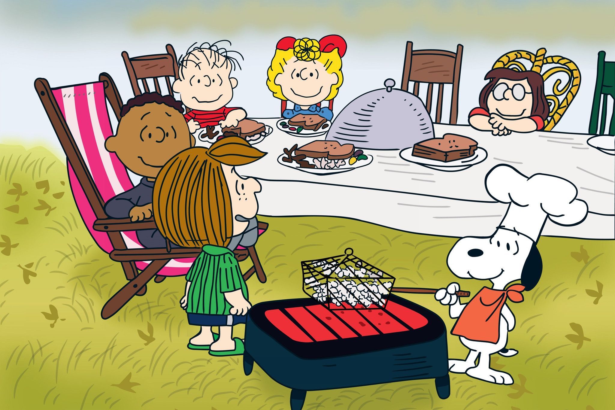 Thanksgiving Charlie Brown Table