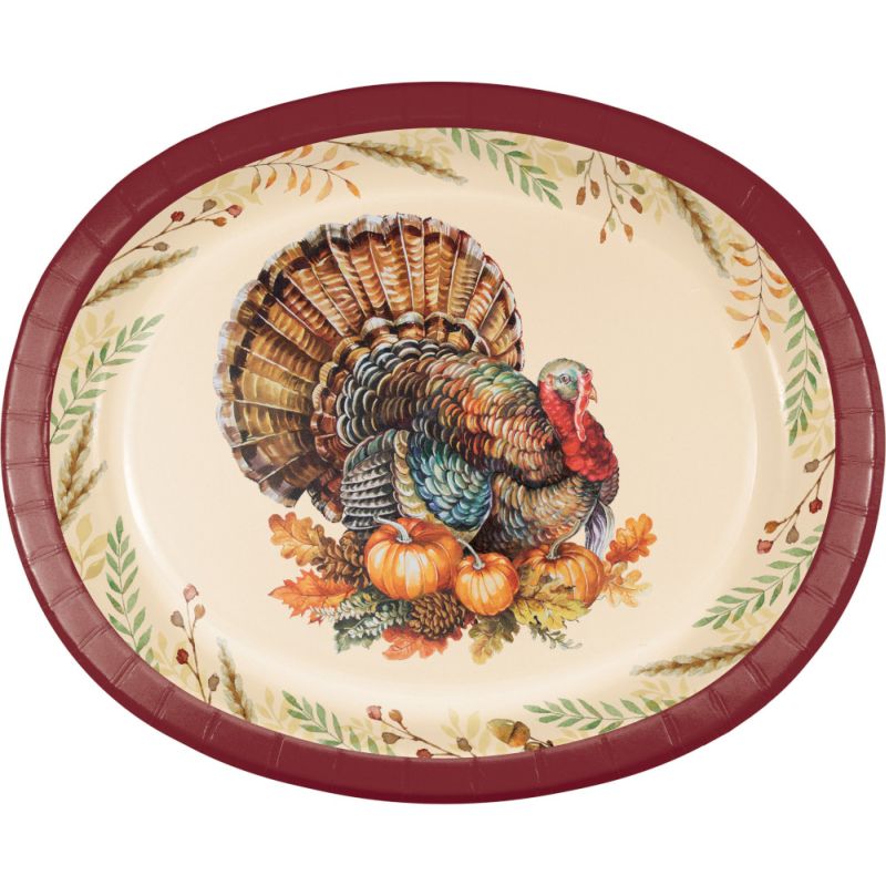 Thanksgiving Chinet Plates