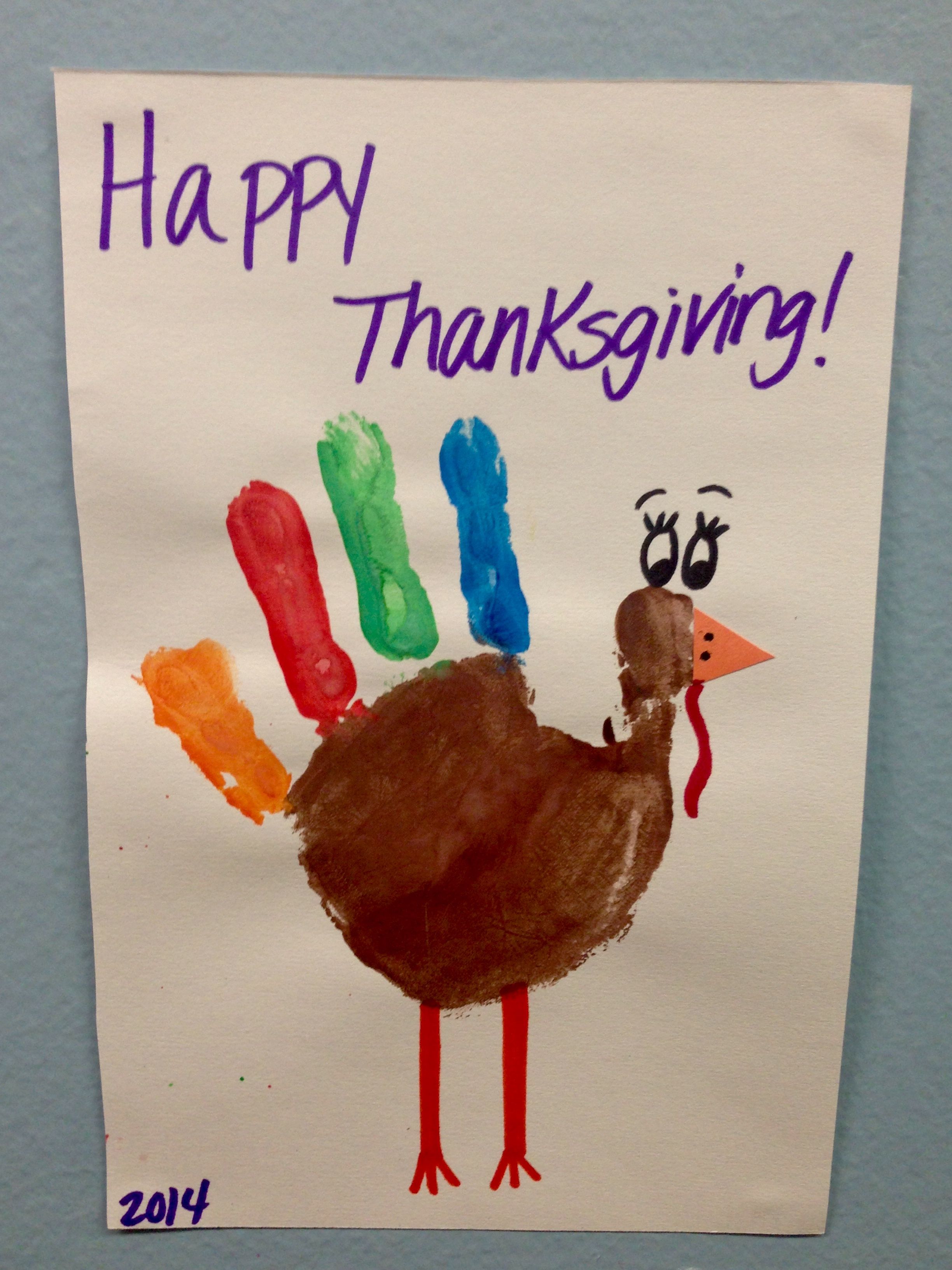 Thanksgiving Crafts Handprint