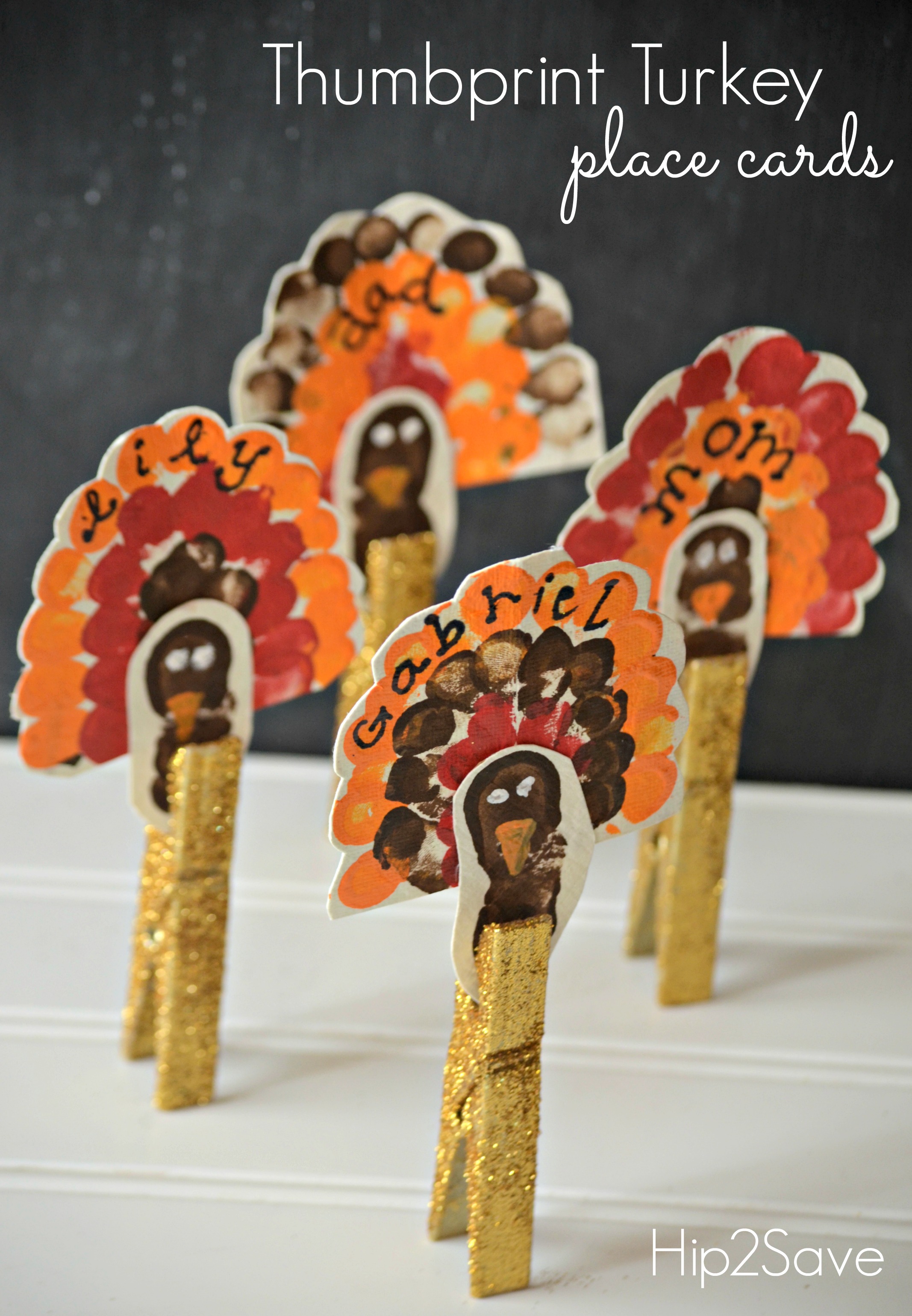 Thanksgiving Place Cards Craft