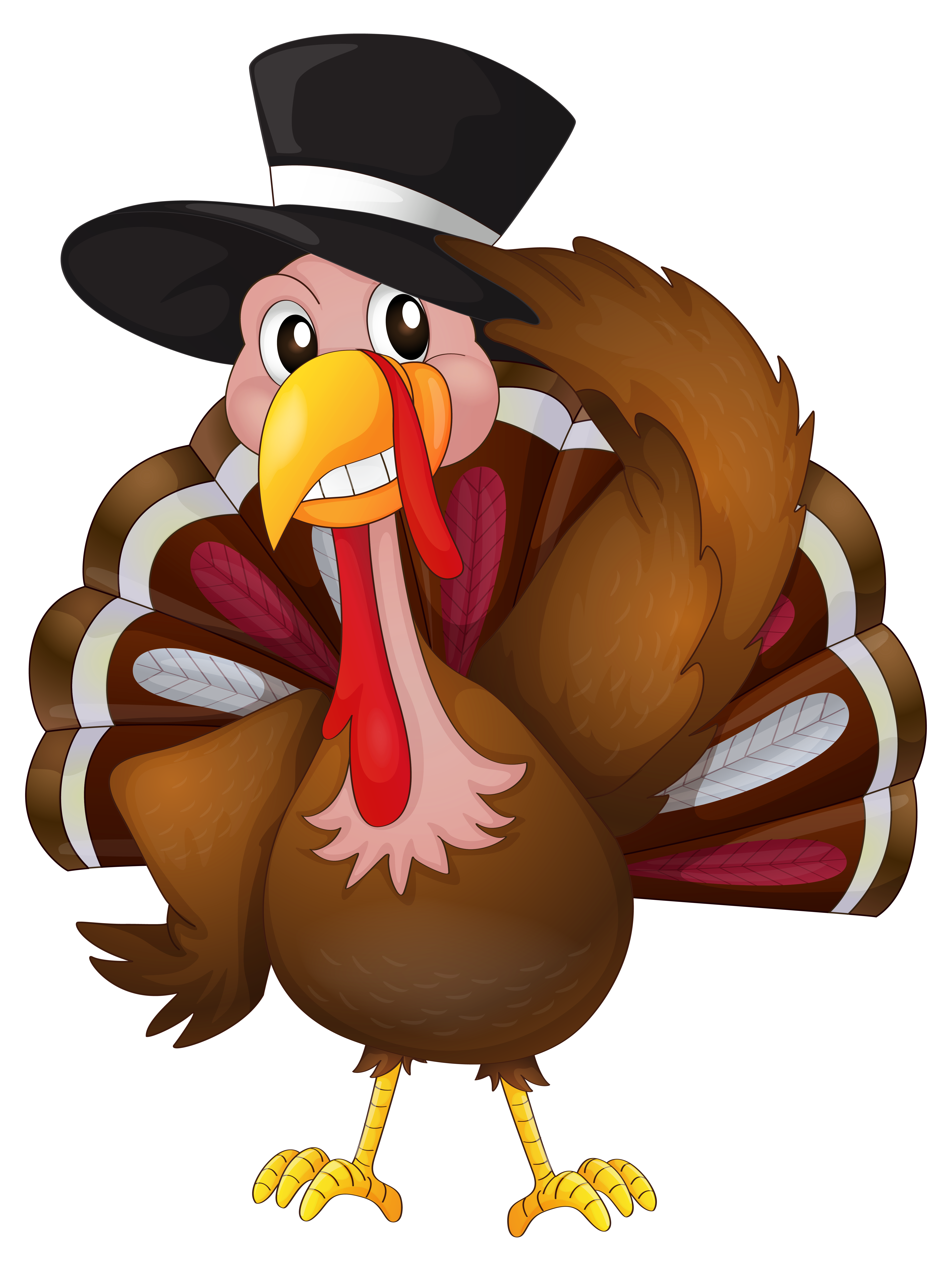 Thanksgiving Turkey With Hat