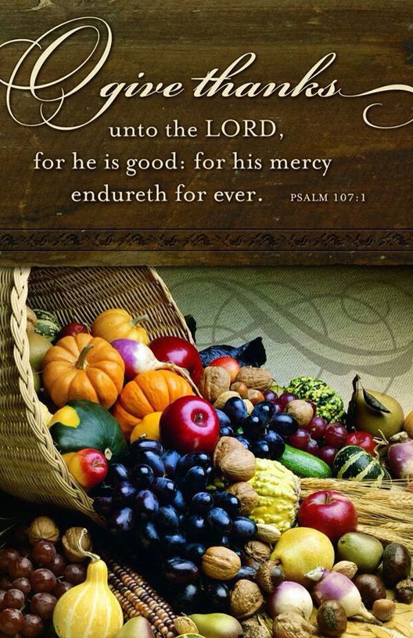 Thanksgiving Verses In Psalms