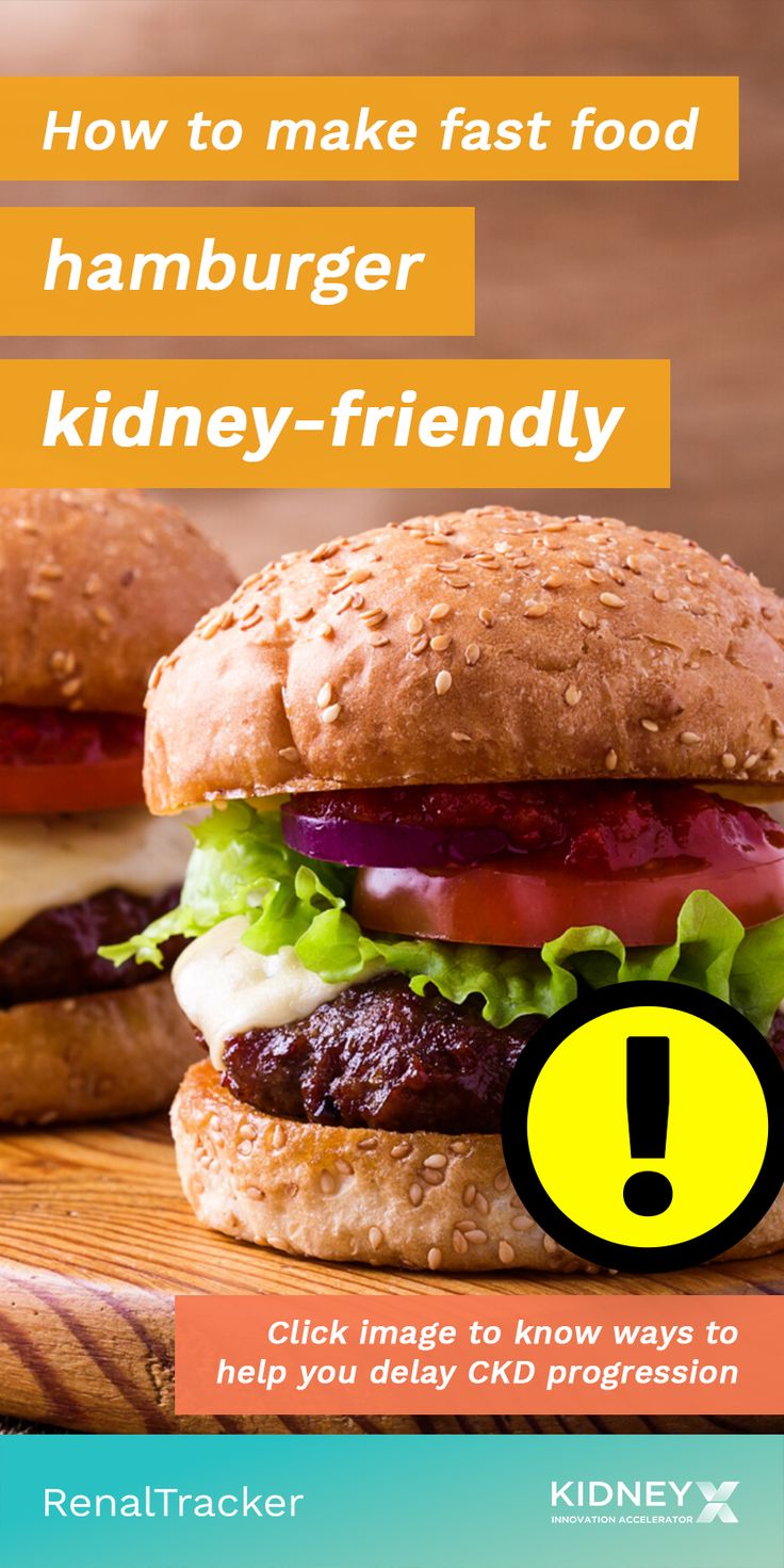 Turkey Burger Kidney Disease
