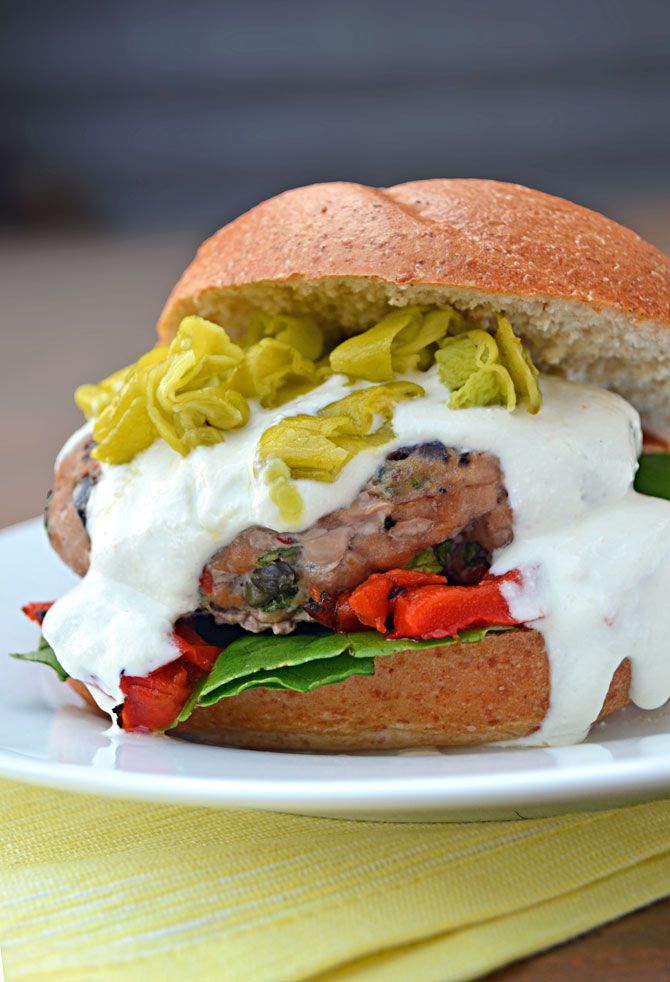 Turkey Burger Recipe Greek