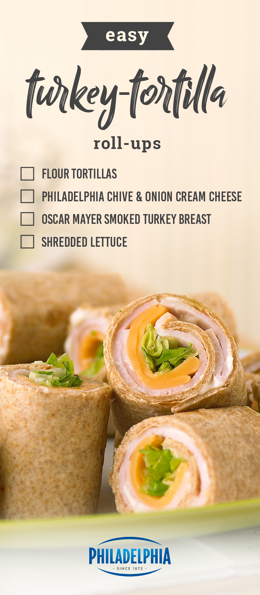 Turkey Roll Ups Ingredients