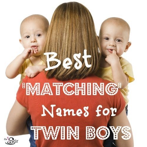 Twin Boy Names Rhyme