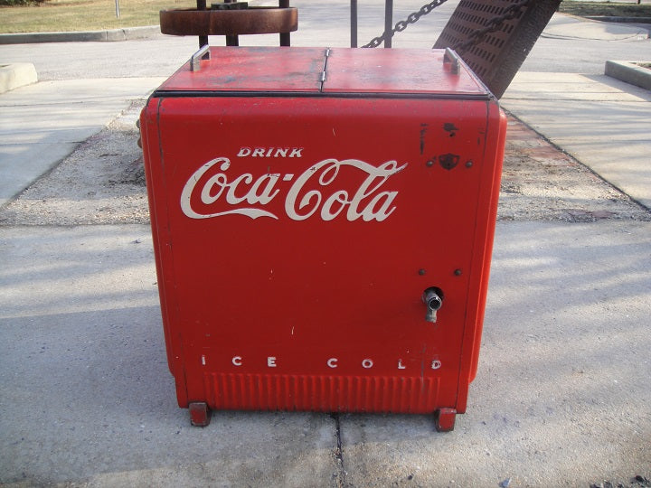 Vintage Ice Chest Soda Cooler