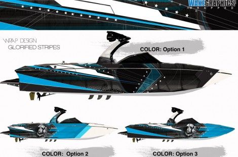 Wakeboard Boat Graphics