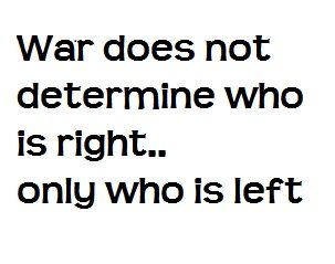 War Quote