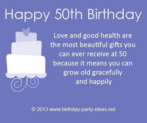 What Do You Write In A 50th Birthday Card For Your Husband