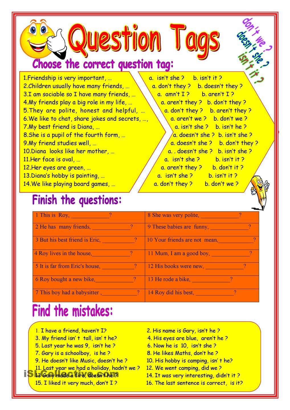 What Is Question Tag In English Grammar