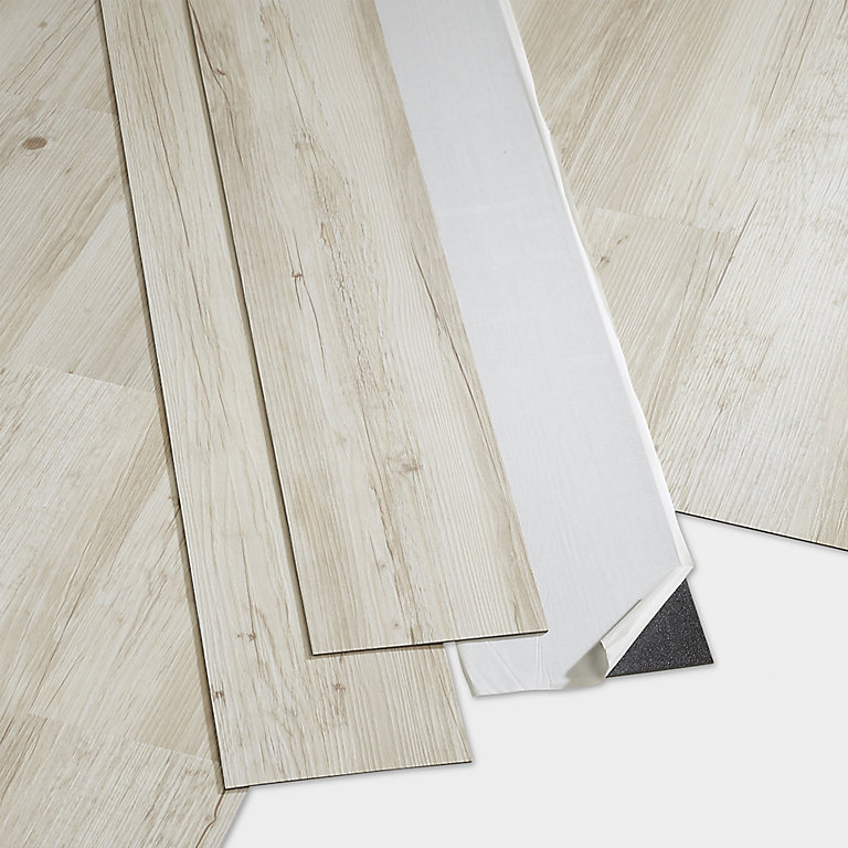White Wood Effect Vinyl Planks