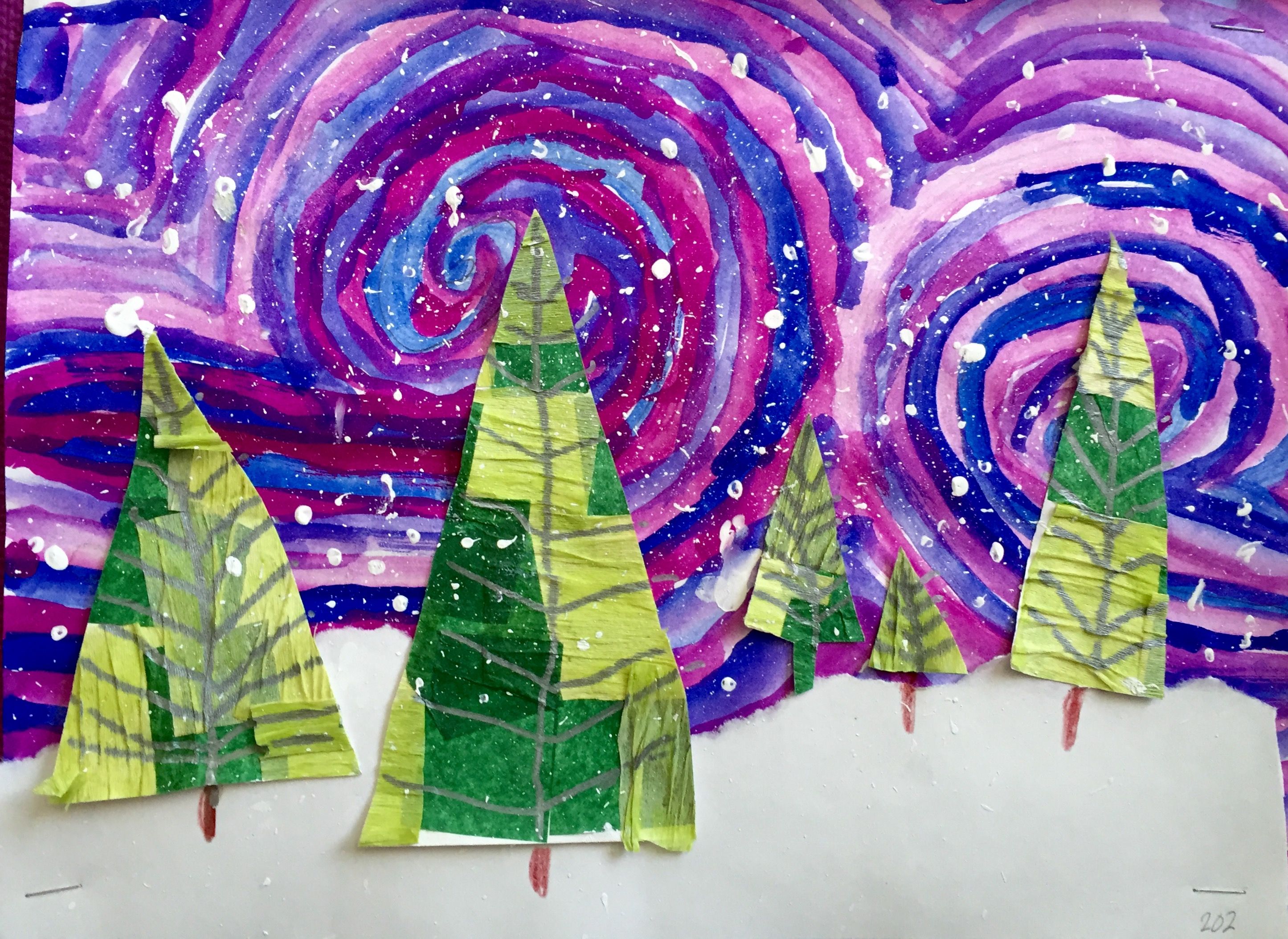 Winter Art Projects To