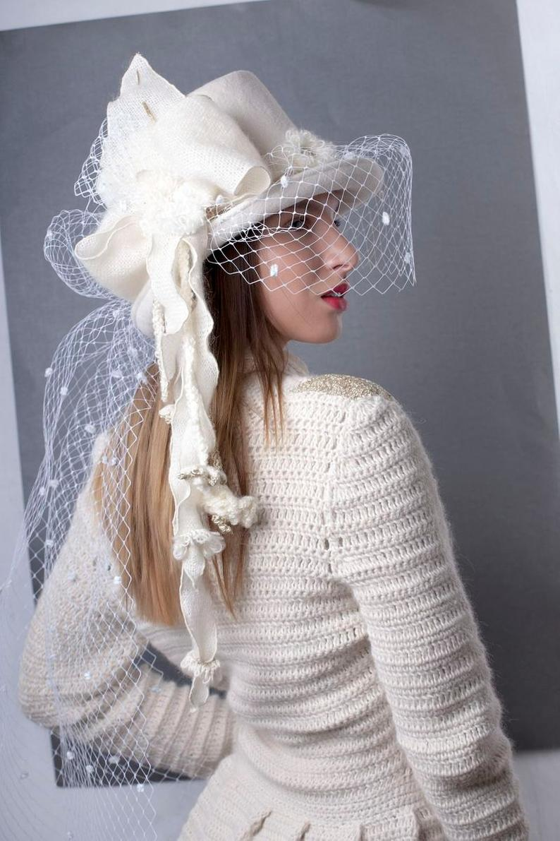 Winter Wedding Hats