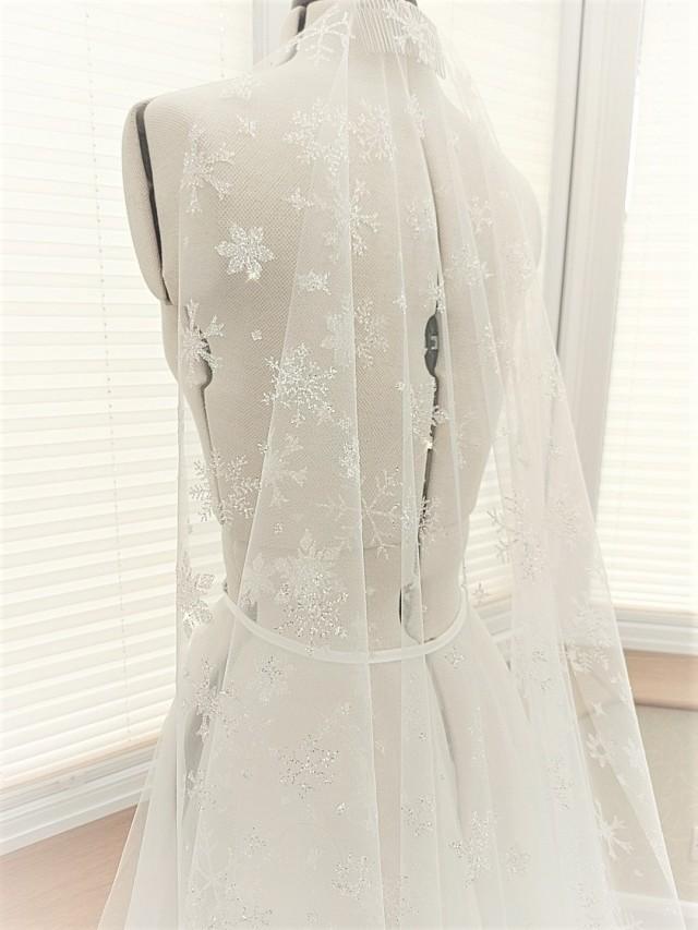 Winter Wedding Veil
