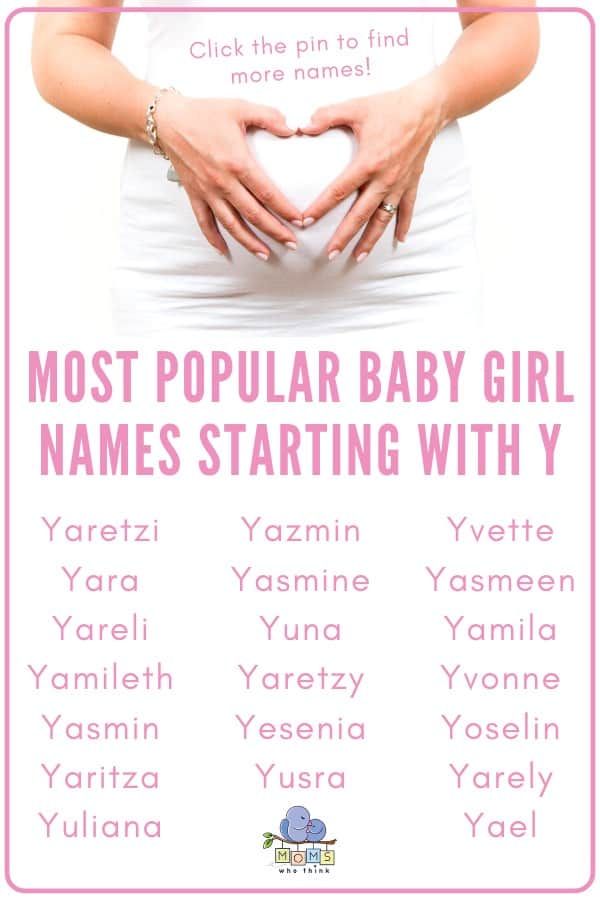 Womens Names That Start With Y