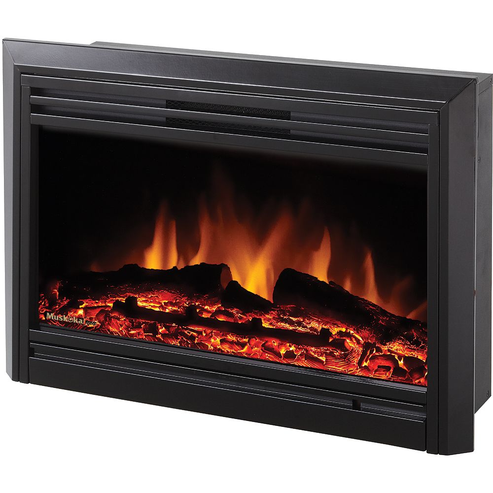 Wood Fireplace Electric Insert