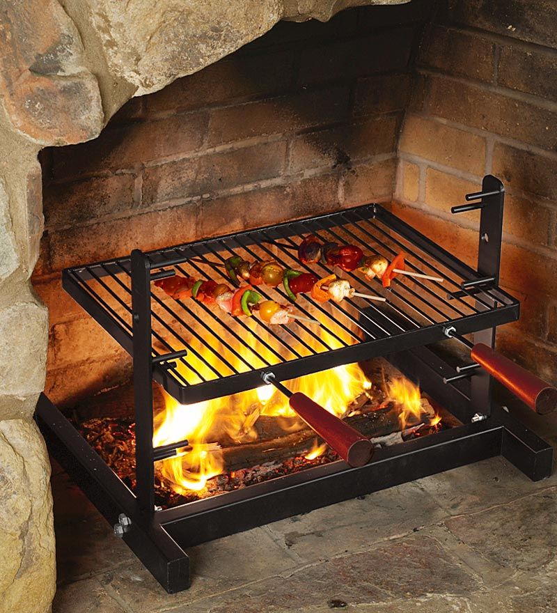 Wood Fireplace Grill