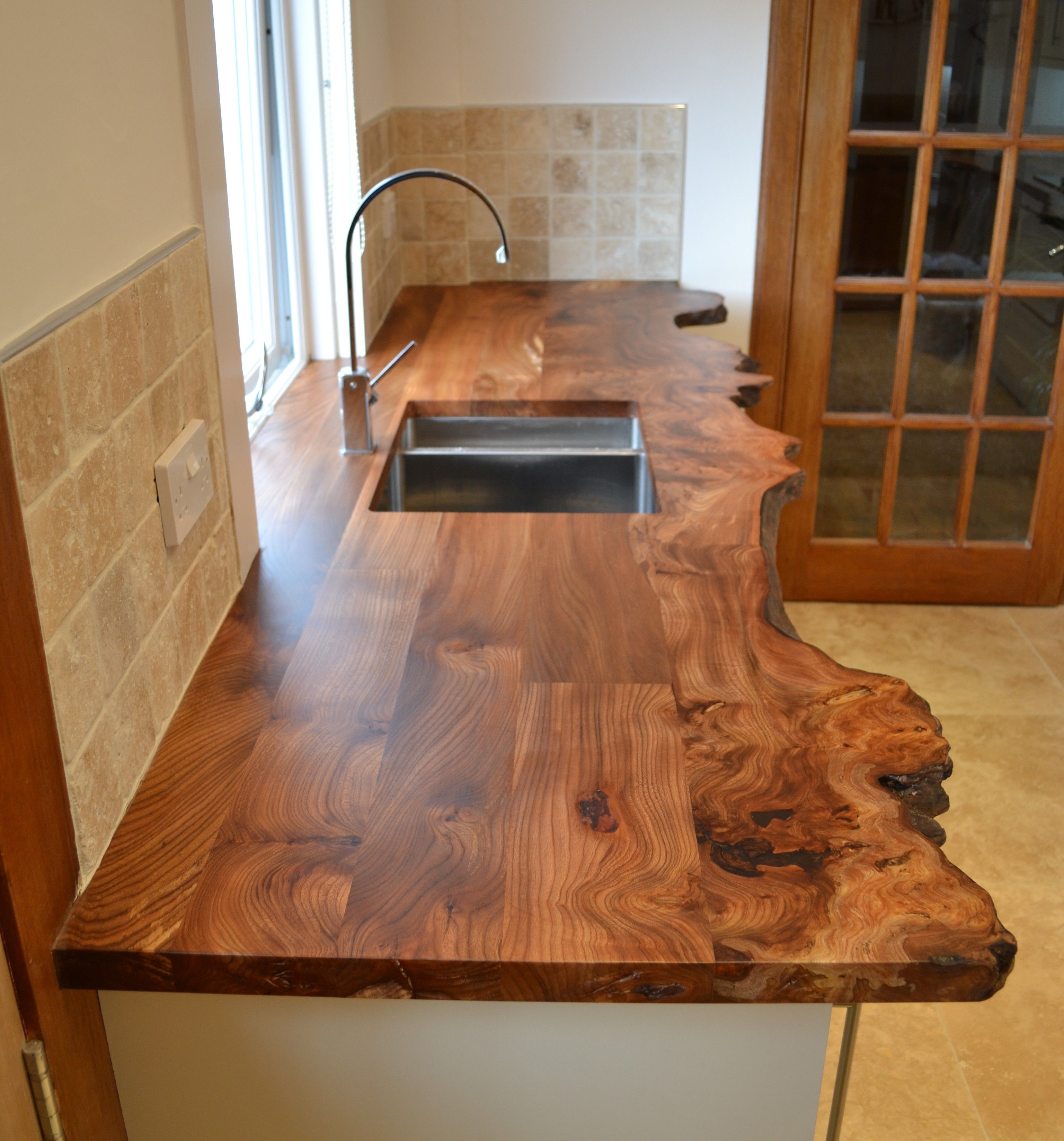 Wood Kitchen Worktops B Q