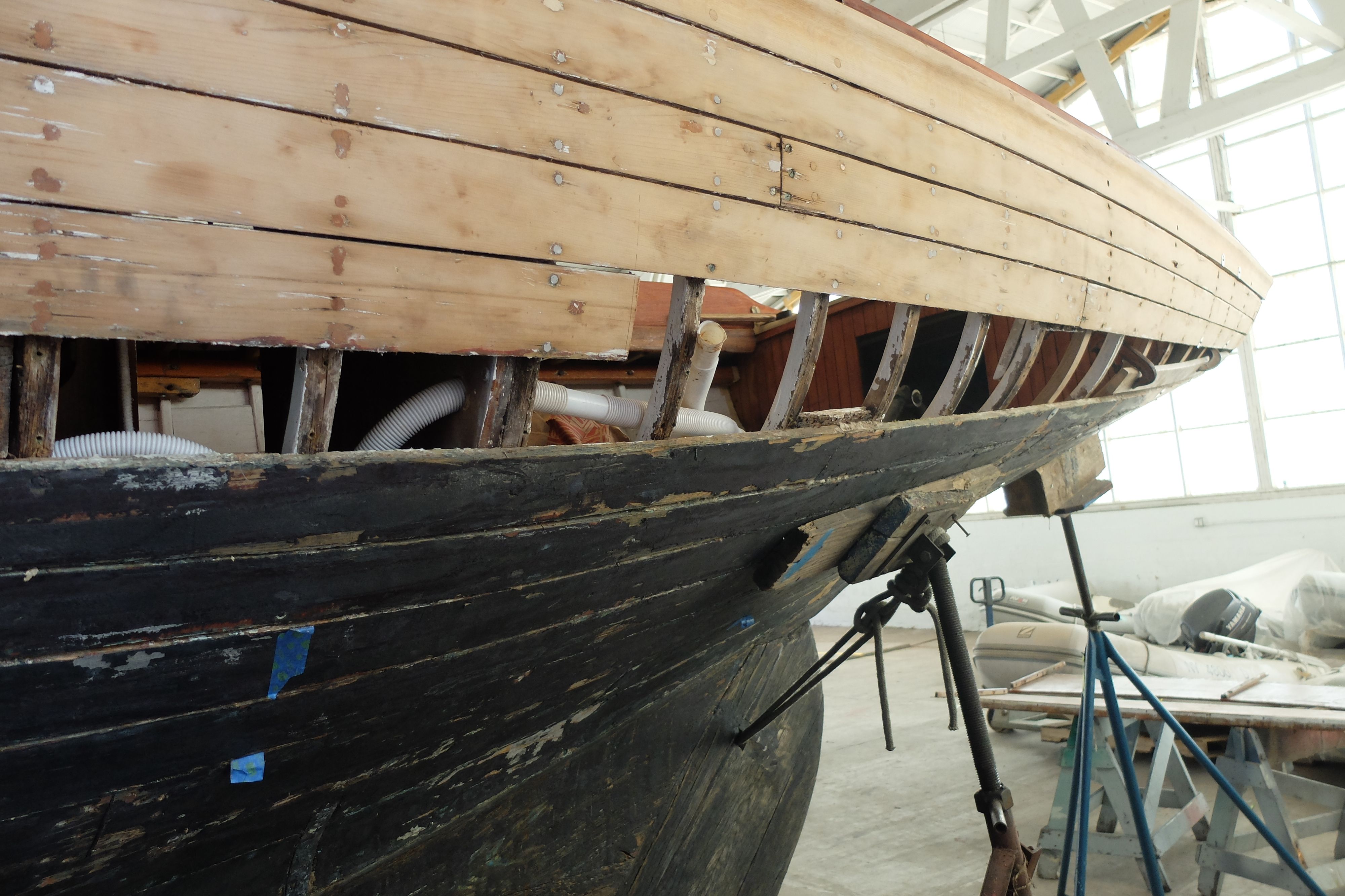 Wooden Boat Hull Repair