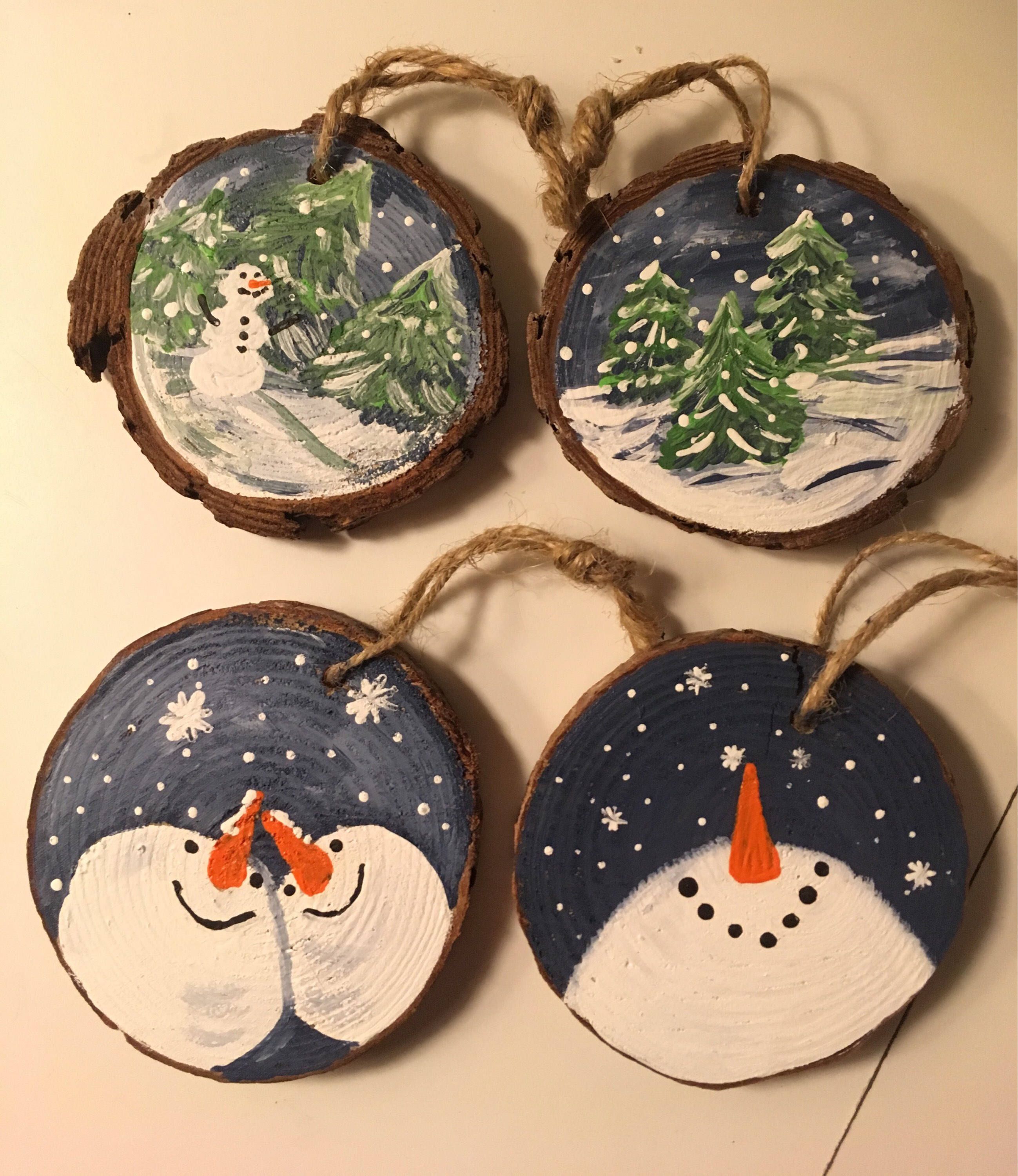 Wooden Ornaments With Picture