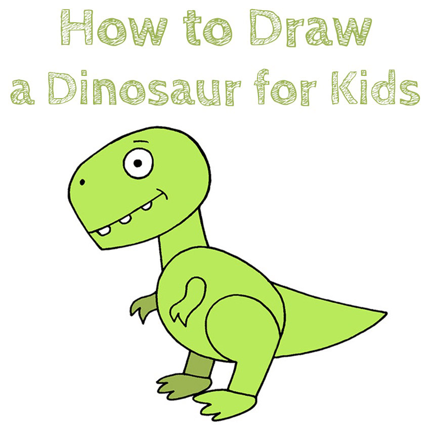 Youtube How To Draw A Dinosaur