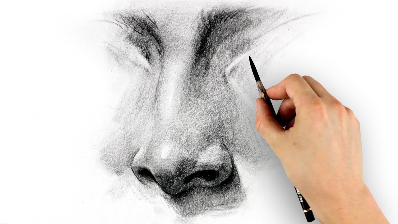 Youtube How To Draw A Nose