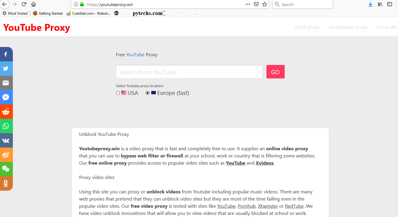 Youtube Proxy Download Video