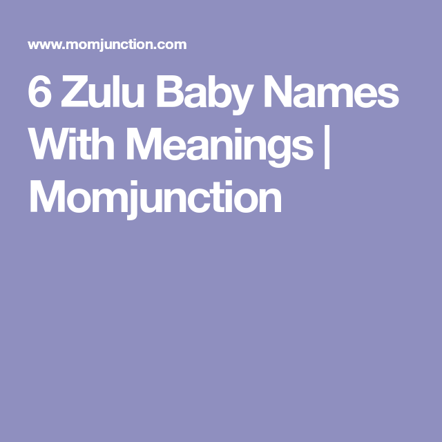 Zulu Names Starting With D
