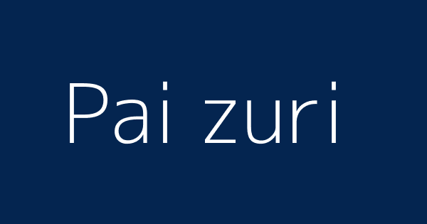 Zuri Meaning In Japanese
